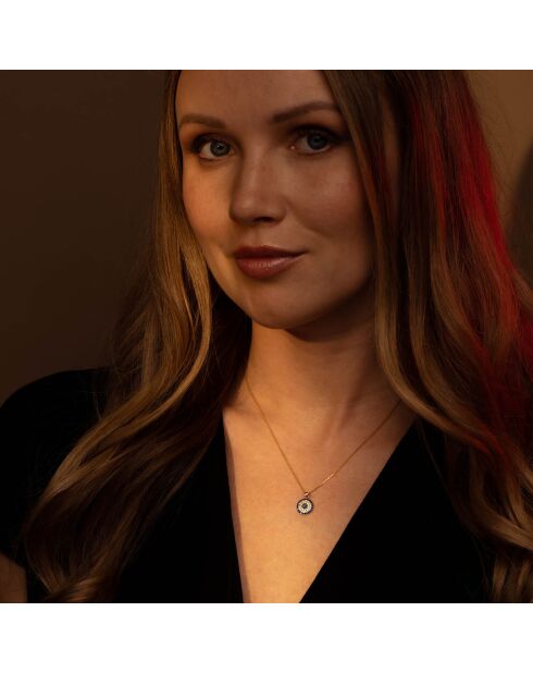 Pendentif Rayon coloré or jaune