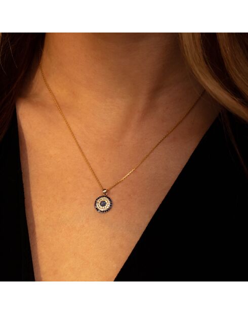 Pendentif Rayon coloré or jaune