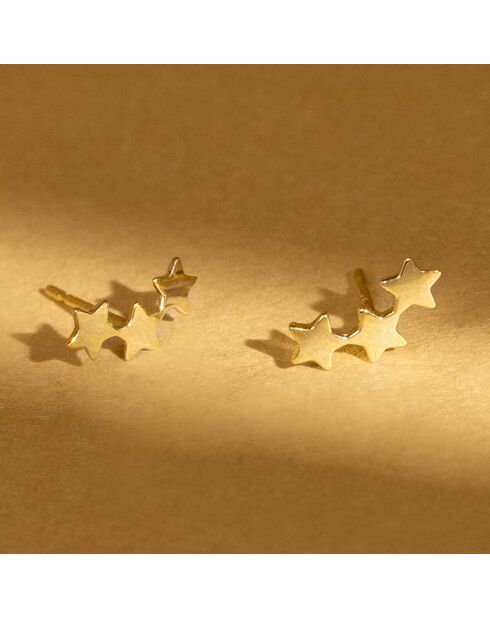 Boucles d'oreilles Andromède or jaune