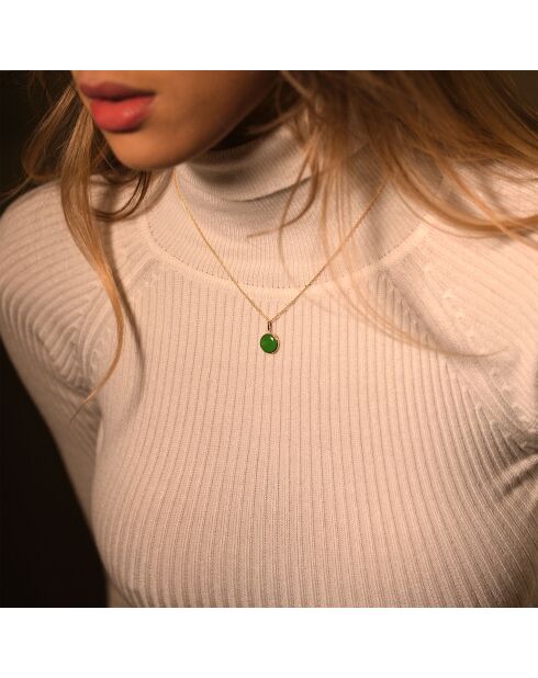 Pendentif Beyla Jade or jaune
