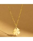 Pendentif enfant Trèfle or jaune