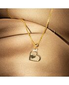 Pendentif Coeur or jaune