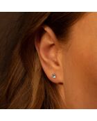Ohrstecker mit Topas aus 0,17 Karat Gelbgold