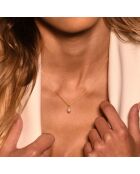 Pendentif Gama Perle or jaune