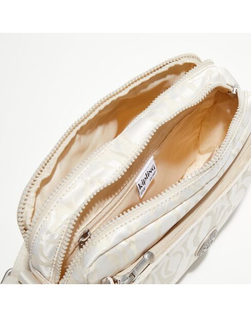 Abanu M beigefarbene Schultertasche - 22x31x14,5 cm