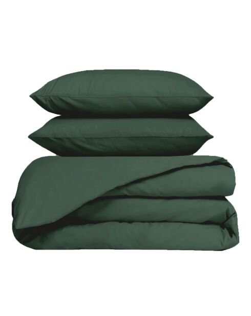 Parure 100% Percale de Coton Venezia housse de couette & 2 taies pigeon