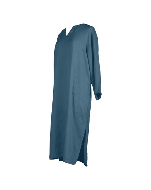 Tunique 100% Voile de Coton Dili II bleu stone