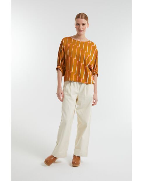 Pantalon Victor Ecru