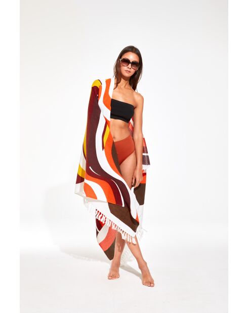 Drap De Plage Halo Cuivre 100 X 200Cm