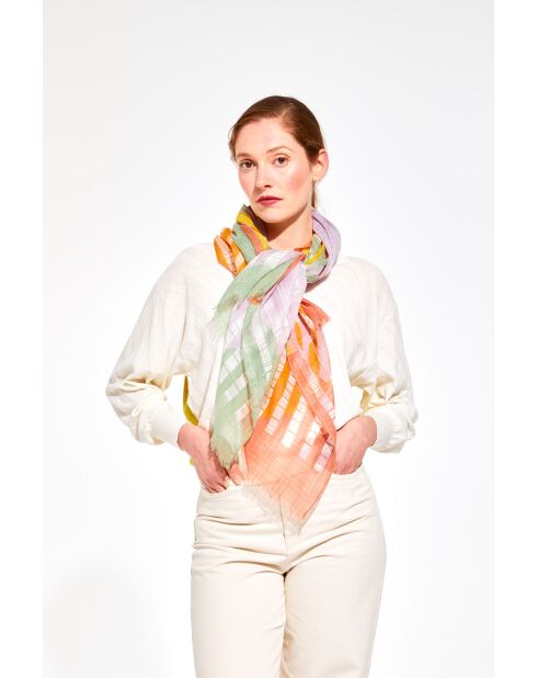 Foulard Phoenix Pastel 70 X 190Cm