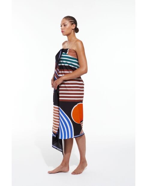 Foulard Flow Noir 140 X 190Cm