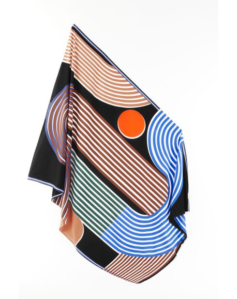 Foulard Flow Noir 140 X 190Cm