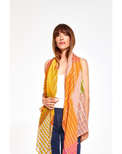Foulard Vibrant Fruity 100 X 190Cm