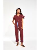 Combinaison Mony Bordeaux