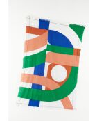 Drap De Plage Vision Multico 100 X 200Cm