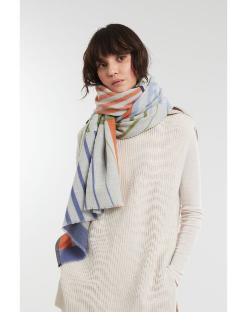 Foulard Zenith Multicolor 70 X 190Cm