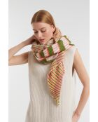 Foulard Astral Petrole 100 X 100Cm