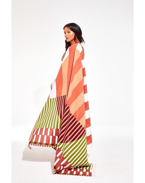 Toalla de playa Sol Blush 140 x 200 cm