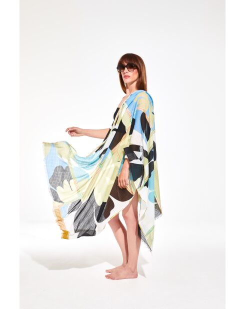 Foulard Bloom Kaki 100 X 190Cm
