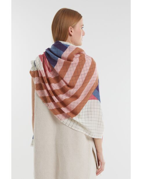 Foulard Shibuya Rose 100 X 190Cm