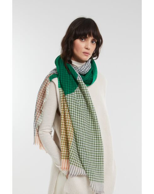 Foulard Cosmic Vert 70 X 190Cm