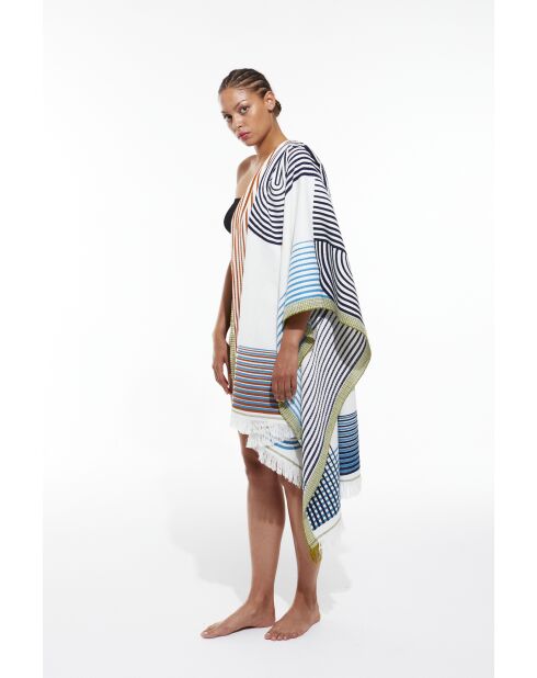 Toalla de playa azul Dylan 100 x 200 cm