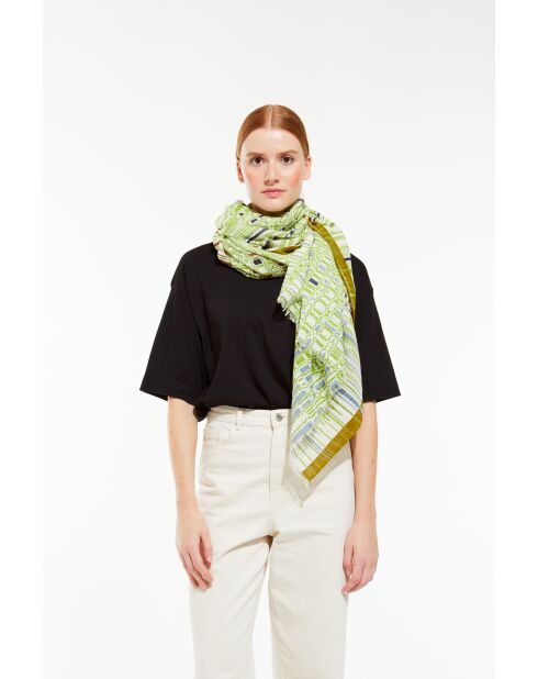 Foulard Mue Kaki 100 X 190Cm