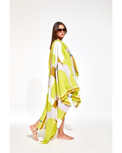 Chance Lime strandlaken 140 x 200 cm