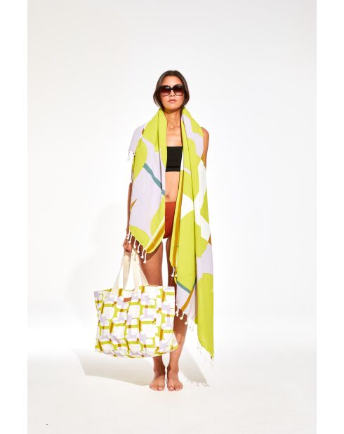 Chance Lime strandlaken 140 x 200 cm