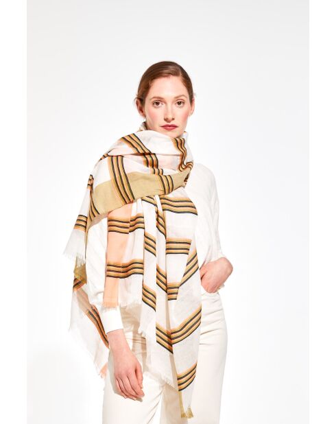 Foulard Guilhem Blush 100 X 190Cm