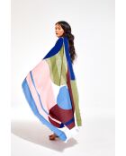 Drap De Plage Abstract Kaki 100 X 200Cm