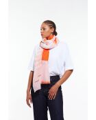 Foulard Soleil Vermillon 100 X 190Cm