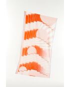 Foulard Soleil Vermillon 100 X 190Cm