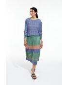 Lisa Jaspe Blauer Rock