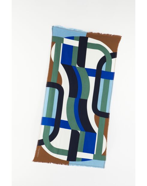 Toalla de playa azul supersónica 100 x 200 cm