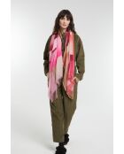 Foulard Optique Rose 70 X 190Cm