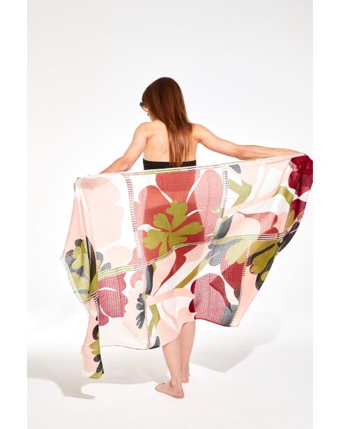 Foulard Bloom Pastel 100 X 190Cm