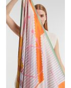 Foulard Dédale Multico 120 X 120Cm