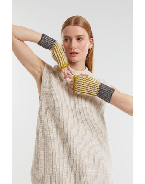 Mitaines Alfred Moutarde