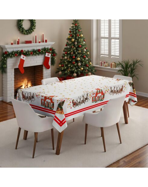 Nappe De Noel  multicolore - 160x220 cm