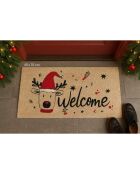 Paillasson De Noel multicolore - 41x70 cm