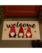 Paillasson De Noel multicolore - 43x70 cm