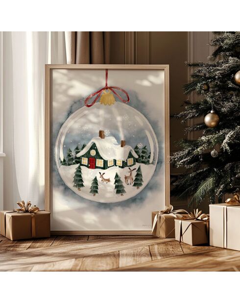 Tableau Decoratif De Noel multicolore - 33x48 cm