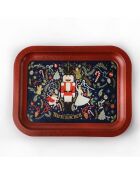 Bandeja navideña multicolor - 23,3 x 30,7 cm