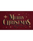 Paillasson De Noel multicolore - 44x70 cm