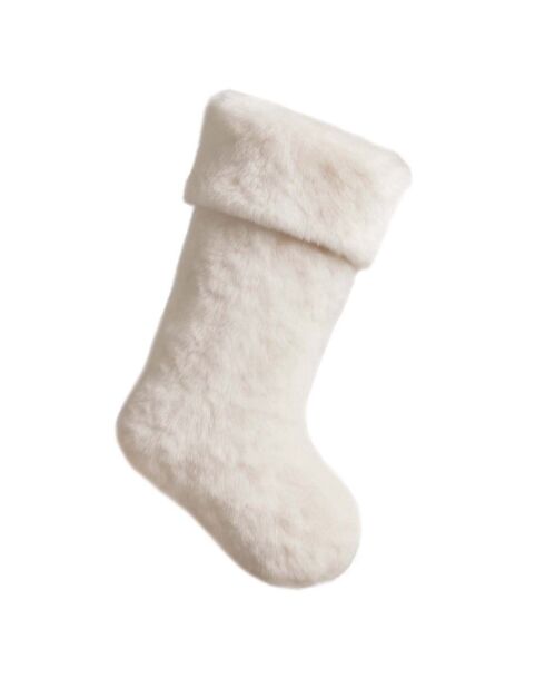 Chaussette De Noel blanche