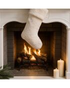 Chaussette De Noel blanche