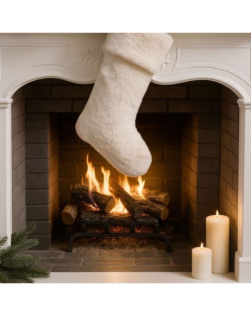 Chaussette De Noel blanche