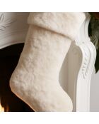 Chaussette De Noel blanche