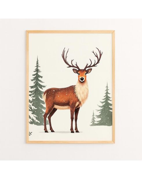 Tableau Decoratif De Noel multicolore - 33x48 cm